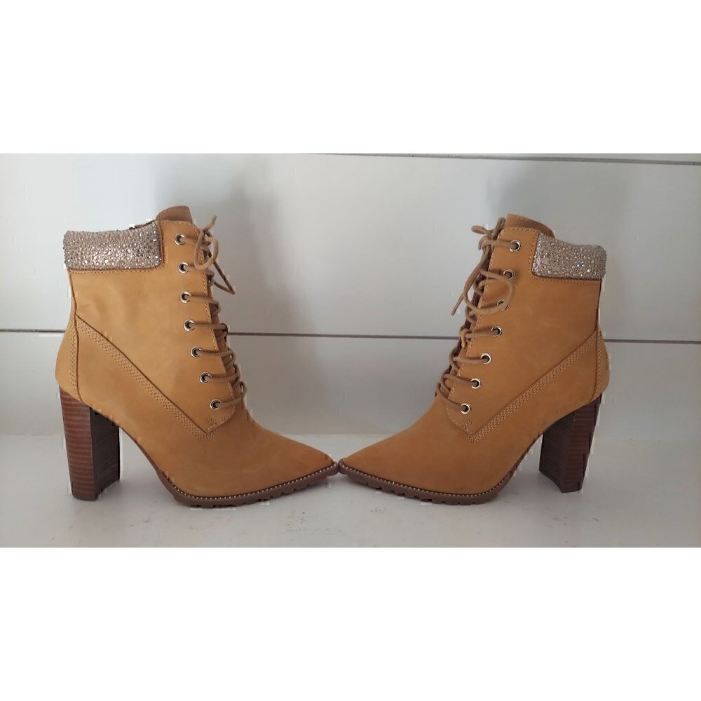 Steve Madden Karmen Tan/NWOT, Size 7M - Picture 4 of 10